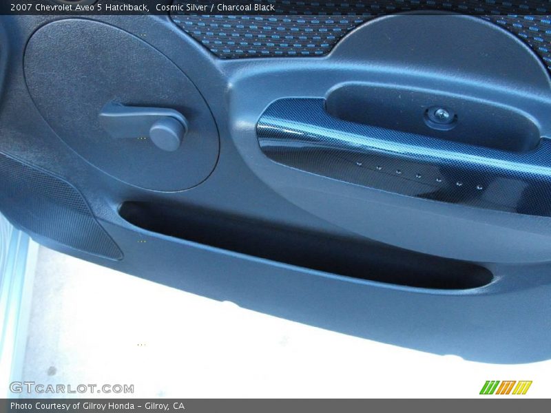 Cosmic Silver / Charcoal Black 2007 Chevrolet Aveo 5 Hatchback