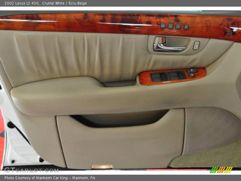 Crystal White / Ecru Beige 2002 Lexus LS 430