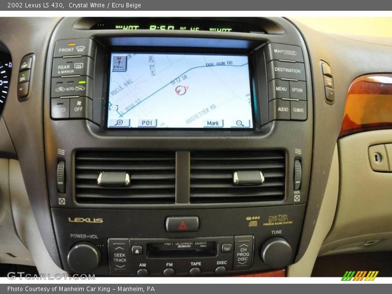 Crystal White / Ecru Beige 2002 Lexus LS 430