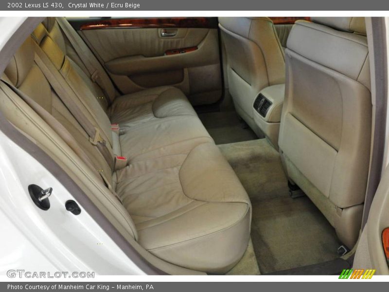 Crystal White / Ecru Beige 2002 Lexus LS 430