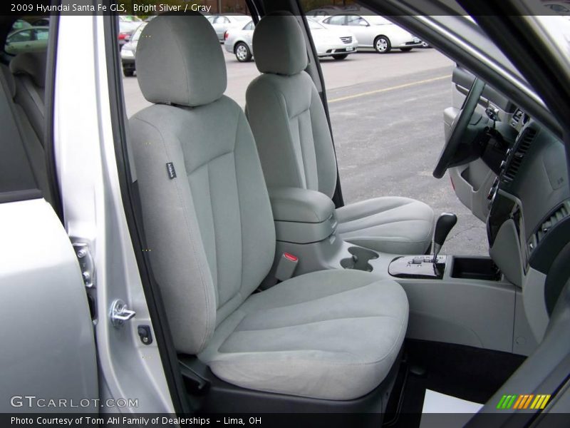 Bright Silver / Gray 2009 Hyundai Santa Fe GLS