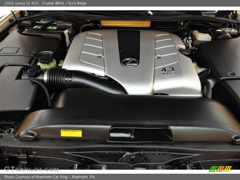 Crystal White / Ecru Beige 2002 Lexus LS 430