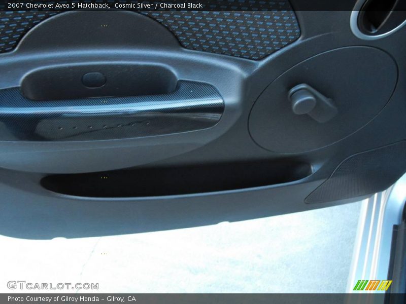 Cosmic Silver / Charcoal Black 2007 Chevrolet Aveo 5 Hatchback