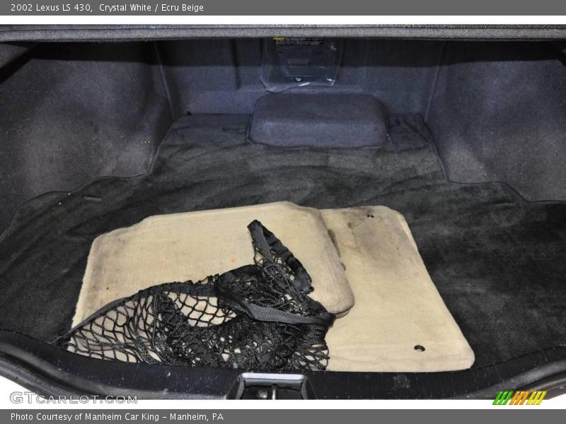 Crystal White / Ecru Beige 2002 Lexus LS 430
