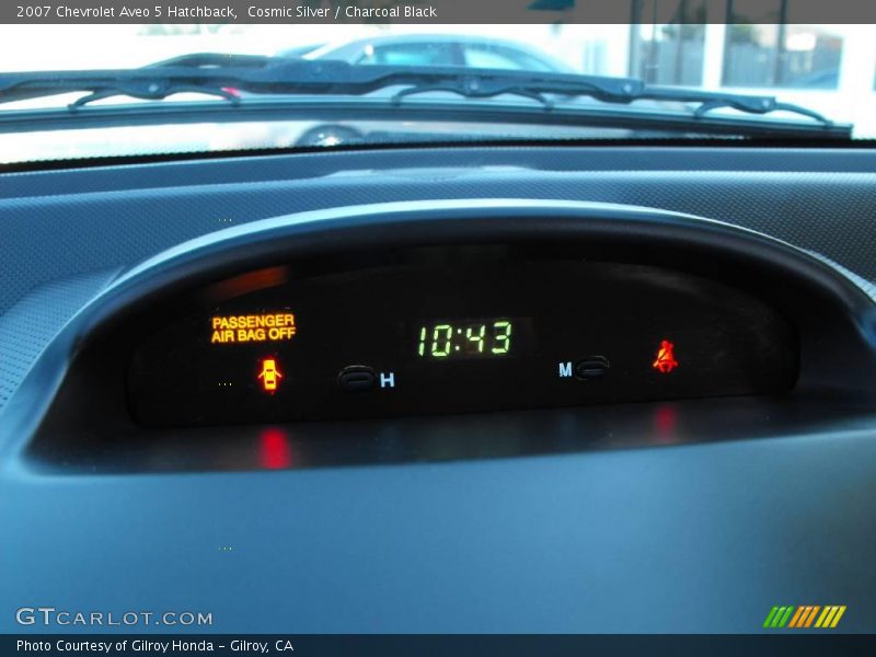 Cosmic Silver / Charcoal Black 2007 Chevrolet Aveo 5 Hatchback