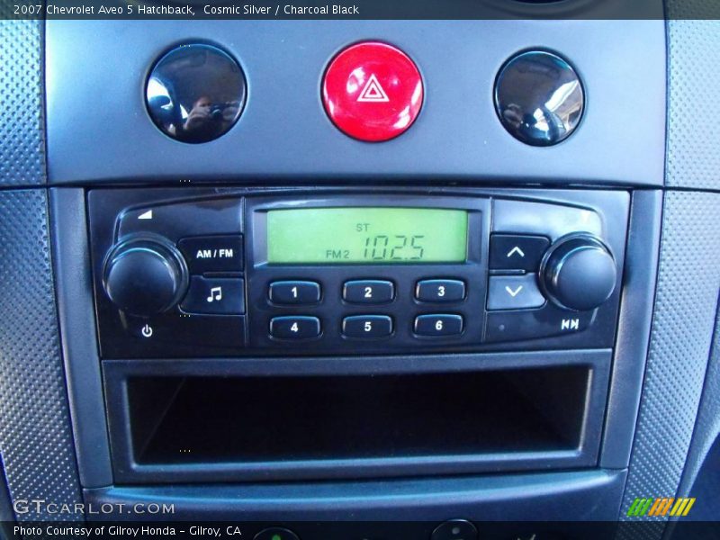 Cosmic Silver / Charcoal Black 2007 Chevrolet Aveo 5 Hatchback