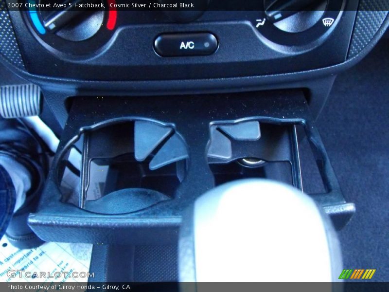 Cosmic Silver / Charcoal Black 2007 Chevrolet Aveo 5 Hatchback