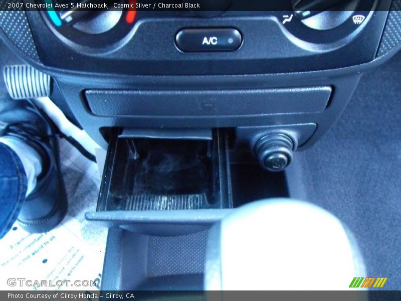 Cosmic Silver / Charcoal Black 2007 Chevrolet Aveo 5 Hatchback