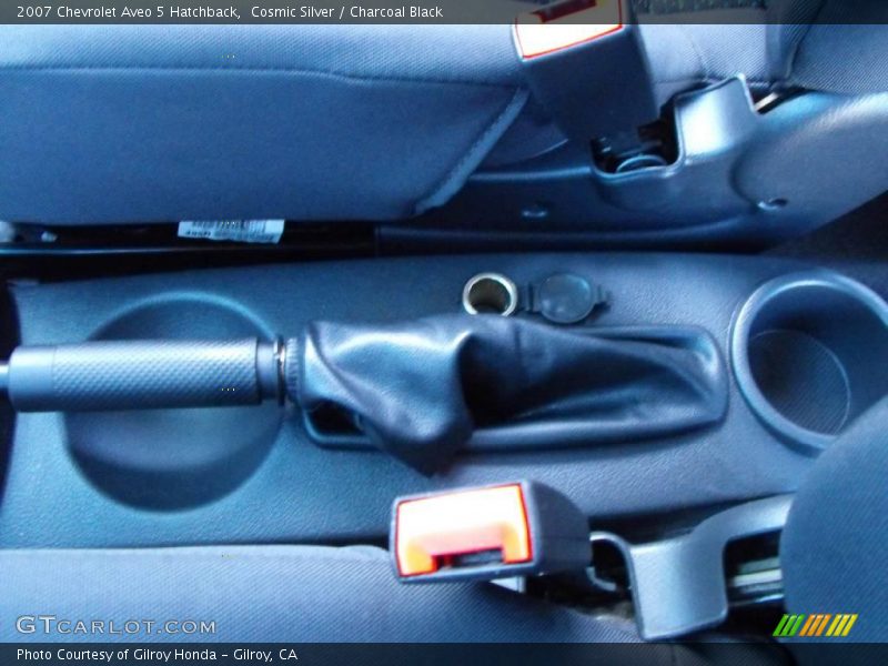 Cosmic Silver / Charcoal Black 2007 Chevrolet Aveo 5 Hatchback