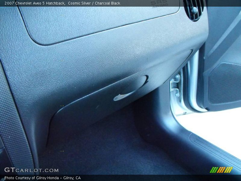 Cosmic Silver / Charcoal Black 2007 Chevrolet Aveo 5 Hatchback