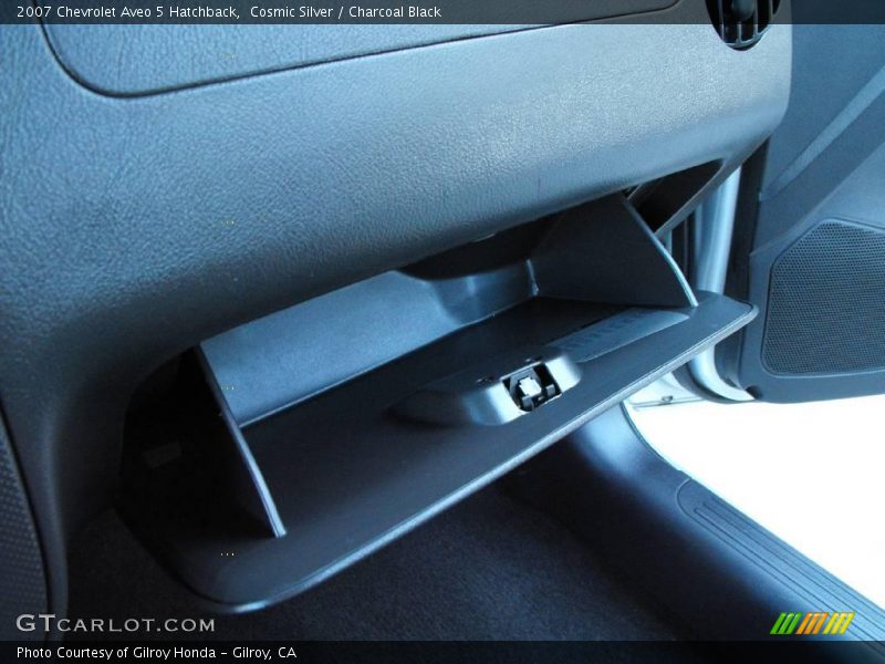 Cosmic Silver / Charcoal Black 2007 Chevrolet Aveo 5 Hatchback