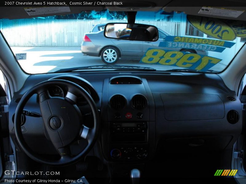 Cosmic Silver / Charcoal Black 2007 Chevrolet Aveo 5 Hatchback