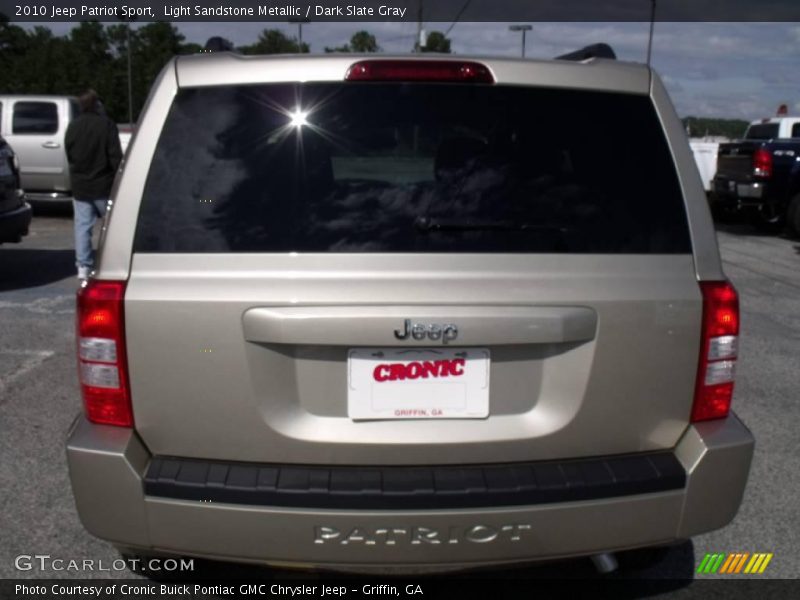 Light Sandstone Metallic / Dark Slate Gray 2010 Jeep Patriot Sport