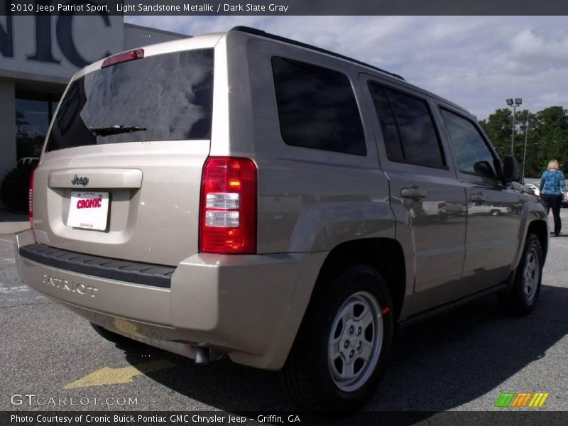 Light Sandstone Metallic / Dark Slate Gray 2010 Jeep Patriot Sport
