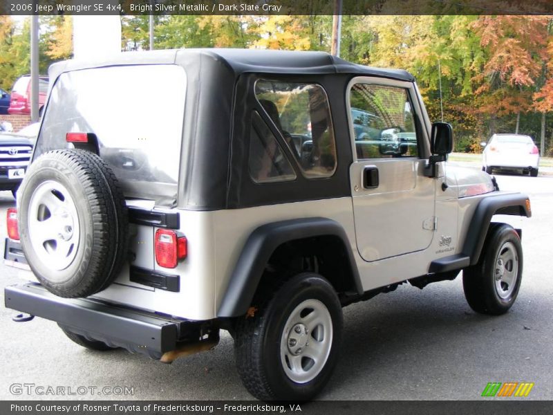 Bright Silver Metallic / Dark Slate Gray 2006 Jeep Wrangler SE 4x4