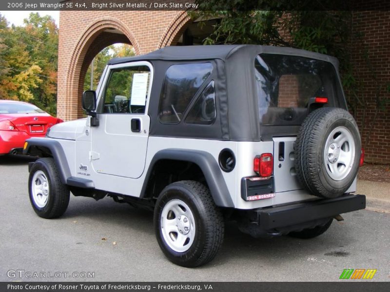 Bright Silver Metallic / Dark Slate Gray 2006 Jeep Wrangler SE 4x4