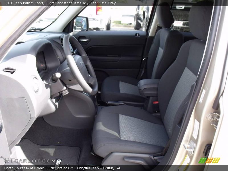 Light Sandstone Metallic / Dark Slate Gray 2010 Jeep Patriot Sport