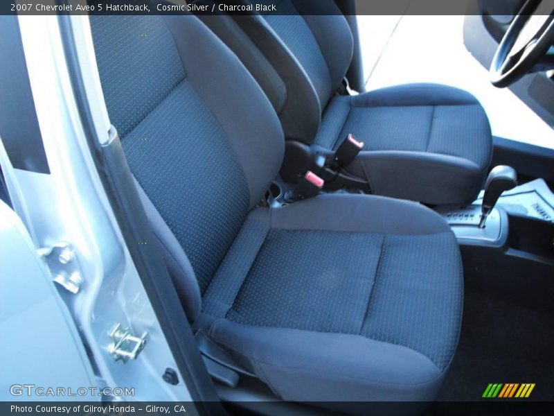 Cosmic Silver / Charcoal Black 2007 Chevrolet Aveo 5 Hatchback
