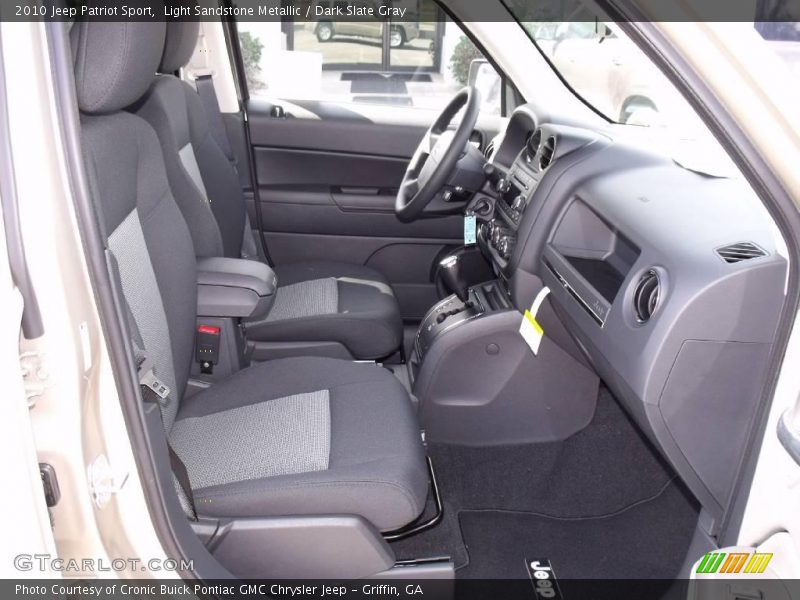Light Sandstone Metallic / Dark Slate Gray 2010 Jeep Patriot Sport