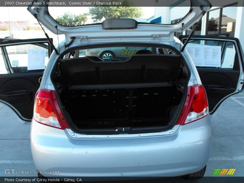 Cosmic Silver / Charcoal Black 2007 Chevrolet Aveo 5 Hatchback