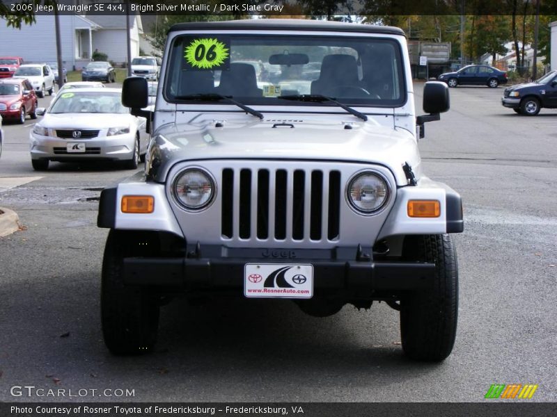 Bright Silver Metallic / Dark Slate Gray 2006 Jeep Wrangler SE 4x4