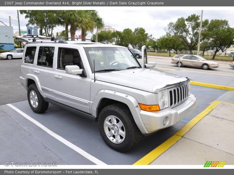 Bright Silver Metallic / Dark Slate Gray/Light Graystone 2007 Jeep Commander Overland 4x4