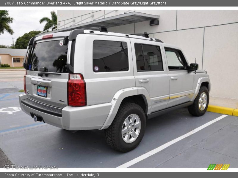 Bright Silver Metallic / Dark Slate Gray/Light Graystone 2007 Jeep Commander Overland 4x4