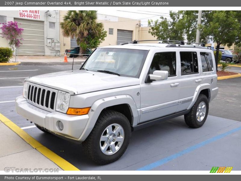 Bright Silver Metallic / Dark Slate Gray/Light Graystone 2007 Jeep Commander Overland 4x4