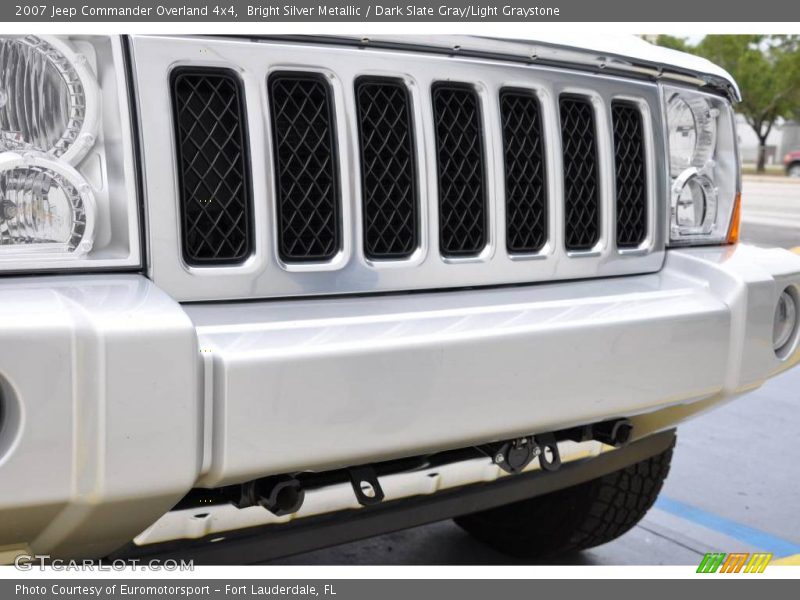 Bright Silver Metallic / Dark Slate Gray/Light Graystone 2007 Jeep Commander Overland 4x4