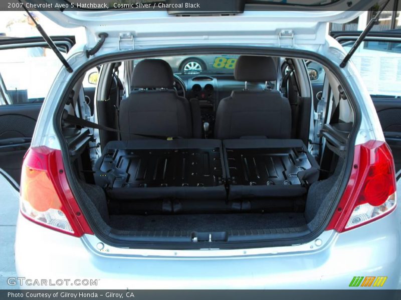 Cosmic Silver / Charcoal Black 2007 Chevrolet Aveo 5 Hatchback