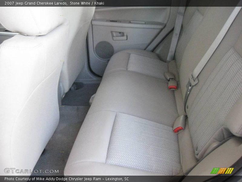 Stone White / Khaki 2007 Jeep Grand Cherokee Laredo