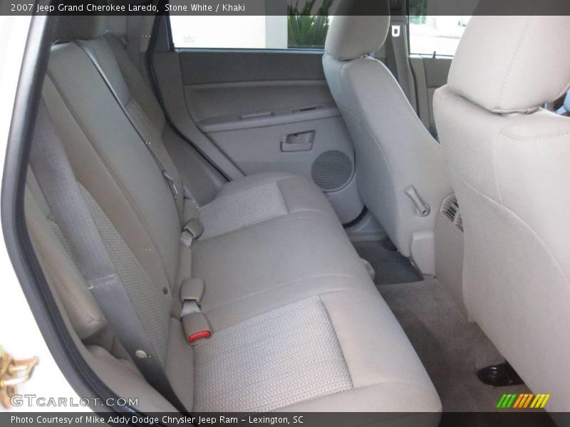 Stone White / Khaki 2007 Jeep Grand Cherokee Laredo