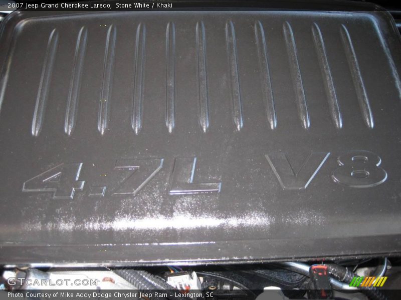 Stone White / Khaki 2007 Jeep Grand Cherokee Laredo