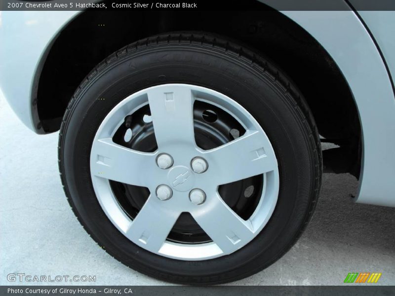 Cosmic Silver / Charcoal Black 2007 Chevrolet Aveo 5 Hatchback