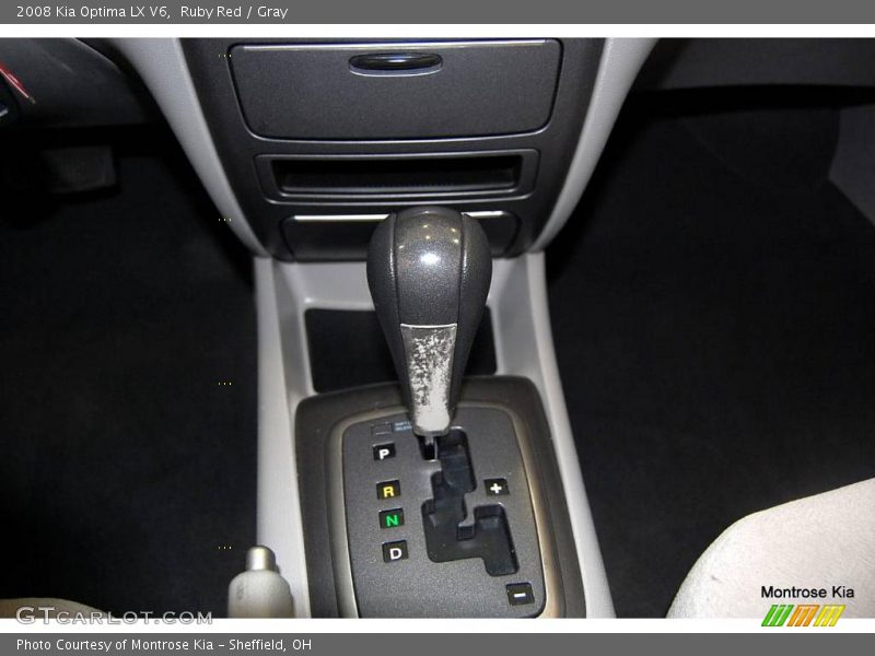 Ruby Red / Gray 2008 Kia Optima LX V6
