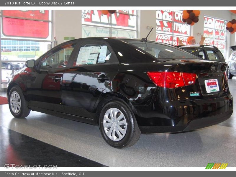 Ebony Black / Coffee 2010 Kia Forte EX