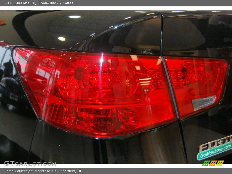 Ebony Black / Coffee 2010 Kia Forte EX