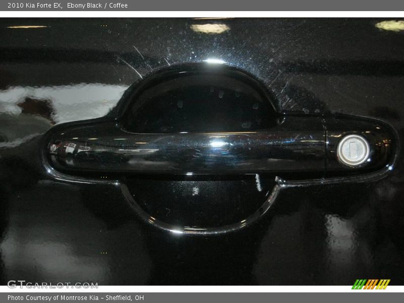 Ebony Black / Coffee 2010 Kia Forte EX