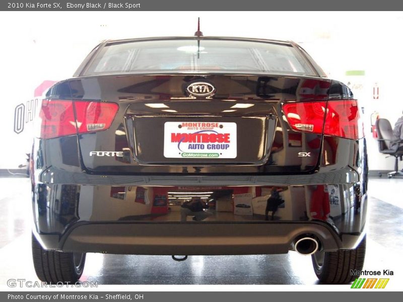 Ebony Black / Black Sport 2010 Kia Forte SX