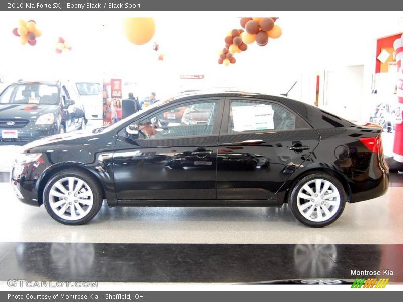 Ebony Black / Black Sport 2010 Kia Forte SX