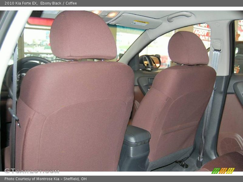 Ebony Black / Coffee 2010 Kia Forte EX