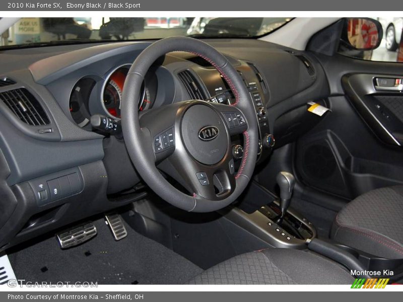 Ebony Black / Black Sport 2010 Kia Forte SX