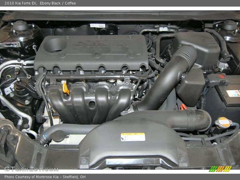 Ebony Black / Coffee 2010 Kia Forte EX