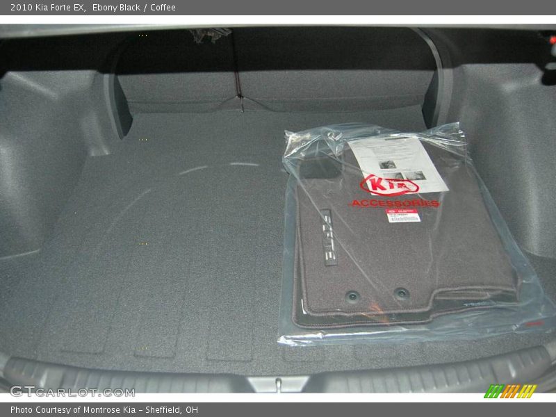 Ebony Black / Coffee 2010 Kia Forte EX