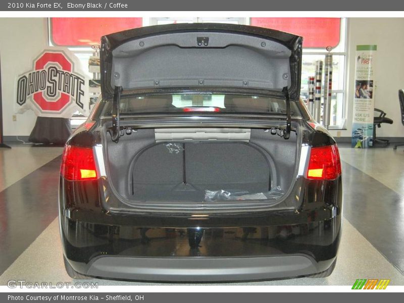 Ebony Black / Coffee 2010 Kia Forte EX