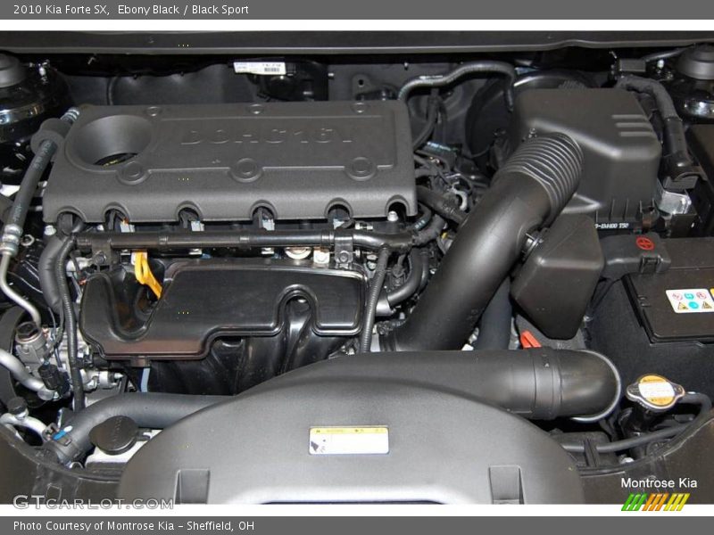 Ebony Black / Black Sport 2010 Kia Forte SX