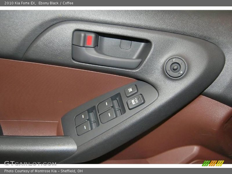 Ebony Black / Coffee 2010 Kia Forte EX