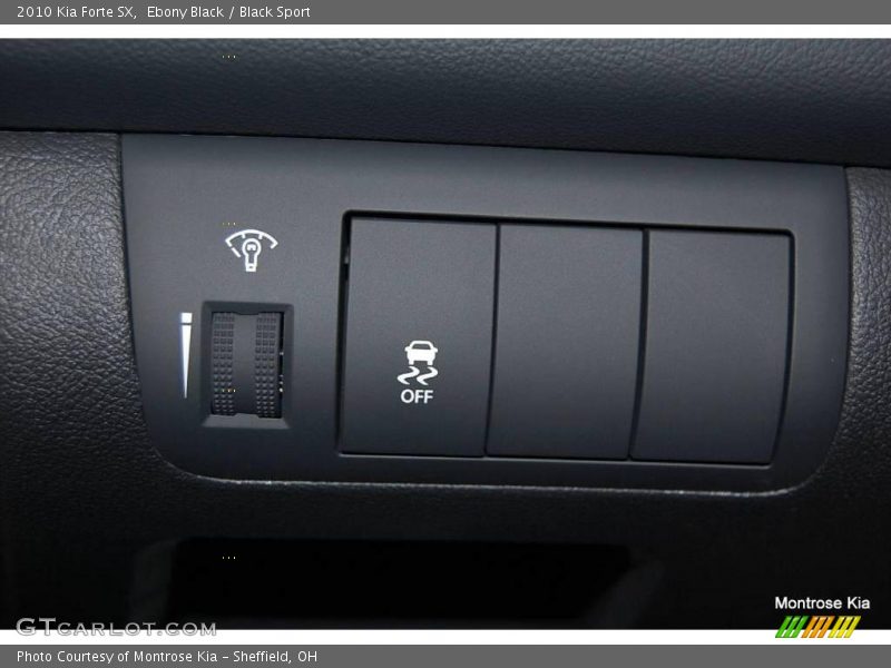 Ebony Black / Black Sport 2010 Kia Forte SX
