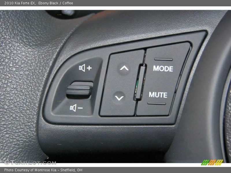 Ebony Black / Coffee 2010 Kia Forte EX