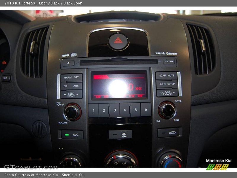 Ebony Black / Black Sport 2010 Kia Forte SX